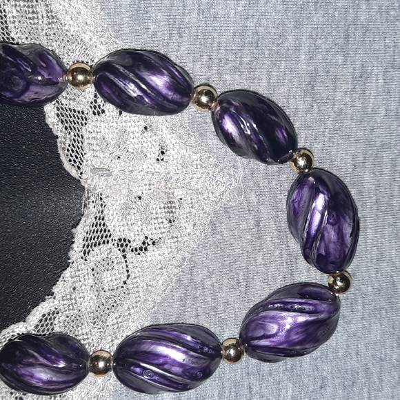 29" Inch Purple Necklace - Picture 2 of 3